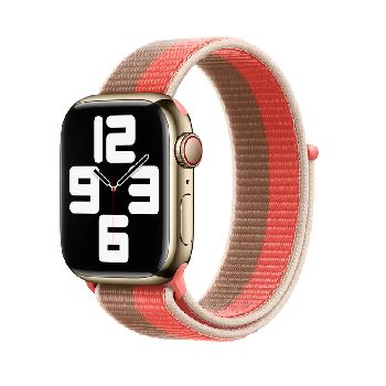 سی تل موبایل - بند ساعت گرین مدل Woven Nylon مناسب برای اپل واچ 45/49 میلی متری