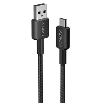 سی تل موبایل - کابل انکر Anker 322 USB-A to USB-C طول ٩٠ سانتی متر – مدل A81H5