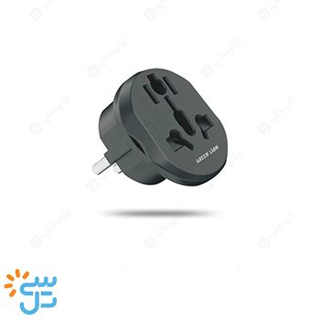 سی تل موبایل - تبدیل 3 به 2 برق گرین لاین مدل Universal Conversion EU Plug 2 GNUVEUPLG2